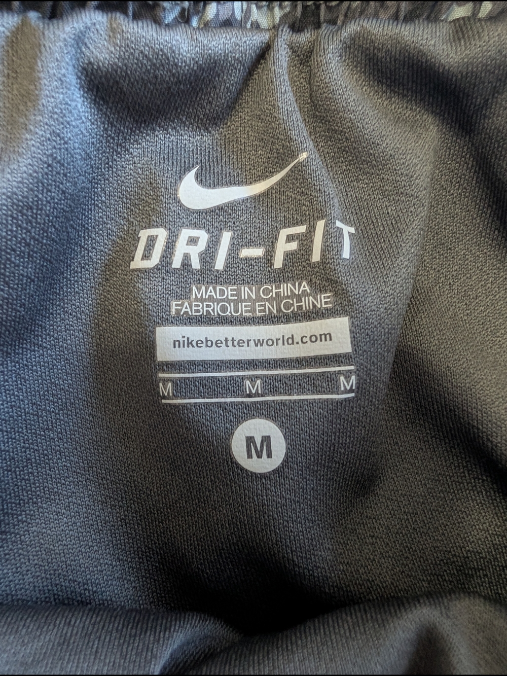 Nike Women’s Black/Gray Dri-FIT Running Shorts Size Medium - Picture 8 of 8